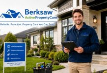 Berksaw ActivePropertyCare: Brendan Berksaw and Active Property Care Explained Berksaw Active PropertyCare banner showing a property care professional outside a maintained home with inspection and maintenance services.