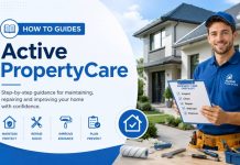 How To Guides ActivePropertyCare: Service-Based Guidance for Everyday Property Problems How To Guides ActivePropertyCare banner showing a property care technician with a checklist, tools, and home repair icons.